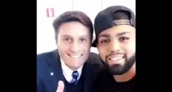 Scherzo di Gabigol ad Javier Zanetti, il capitano scoppia a ridere [VIDEO]