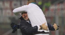 Gabigol scatenato dopo il gol di Perisic, si butta addosso a Pioli [VIDEO]