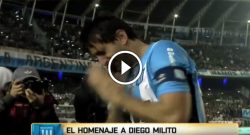 Il saluto di Milito al calcio giocato: il principe in lacrime [VIDEO]