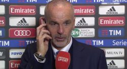 Pioli dopo Milan-Inter: "Non meritavamo di perdere. Candreva? Vi spiego tutto"