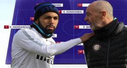 Napoli-Inter, la probabile formazione nerazzurra: tre esclusioni clamorose per Pioli