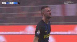 Gol dell'Inter! Brozovic insacca di piattone ! Inter-Genoa 1-0 [VIDEO]