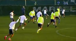 Kondogbia, stacco impressionante: gol fantastico in allenamento [VIDEO]