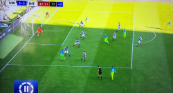 Gol dell'Inter! Pareggio di Perisic al 47'! Udinese-Inter 1-1 all'intervallo [VIDEO]