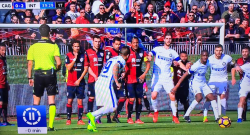 Che punizione al bacio di Banega! Cagliari-Inter 1-2! [VIDEO]