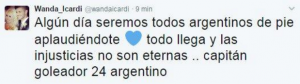 messaggio cancellato wanda nara