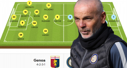 Genoa-Inter, le formazioni ufficiali