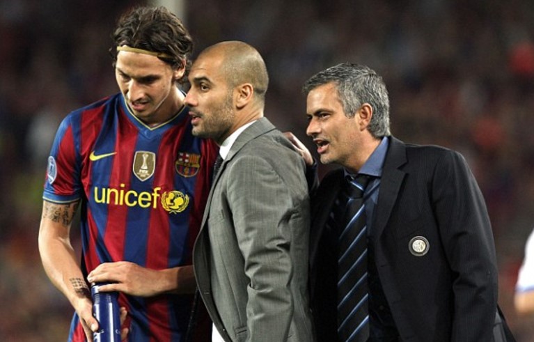 ibra pep e morinho