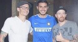 Mauro Icardi ricorda Chester Bennington: "Terribile notizia, riposa in pace amico mio"