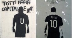 Roma, imbrattato il murales dedicato a Totti: spunta una scritta vergognosa! [FOTO]