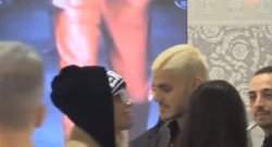 Icardi - Wanda: la showgirl prova a baciare Mauro che reagisce così! Crisi tra i due? [VIDEO]