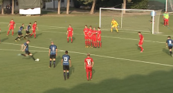 Che gol di Pinamonti su punizione in Youth League! [VIDEO]