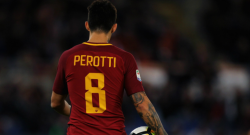 Problema muscolare per Perotti: salta Inter - Roma?
