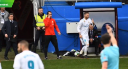 Eibar-Real Madrid: Ramos va in bagno, squadra in 10 per 5 minuti [VIDEO]