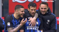 L'Inter batte il Verona 3-0, Icardi e D'Ambrosio 'consolano' Candreva per la maledizione del gol