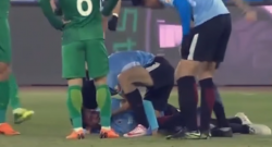 VIDEO / Cina, attimi di terrore per Gaitan: Carrasco gli salva la vita