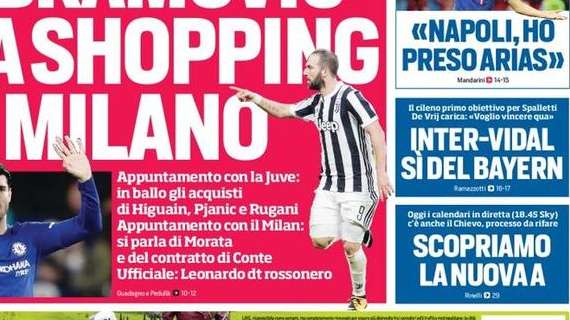 Prima CdS - Inter-Vidal, sì del Bayern: il cileno primo obiettivo di Spalletti