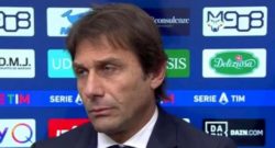 Conte: “Vinciamo solo giocando a 200 all’ora. Mercato? La società deve decidere se…”