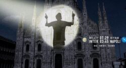 Inter-Napoli, la tv di Suning la presenta così: sul Duomo c’è l’ombra…di Messi