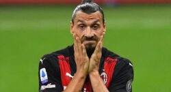 Milan, allarme Ibra: lascia dopo 15′ l’allenamento della Svezia col fisioterapista