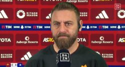 De Rossi: “Gara alla pari, ma l’Inter non ha rubato nulla. Queste squadre ti castigano se…”